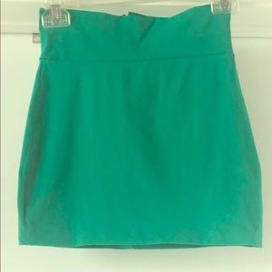 Green bandage Bebe skirt
